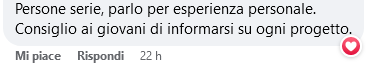 Recensione Facebook